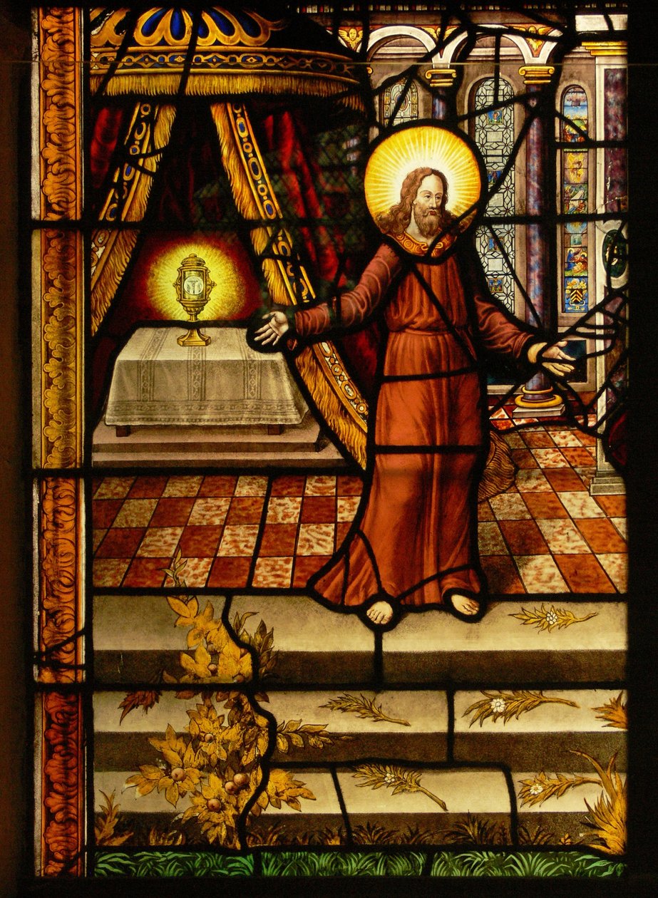 Finestra Charnier-10 che raffigura Cristo e l