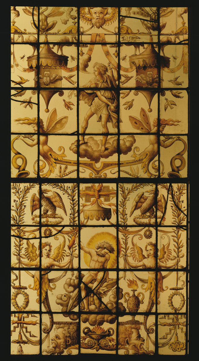 Finestra raffigurante Giove e l