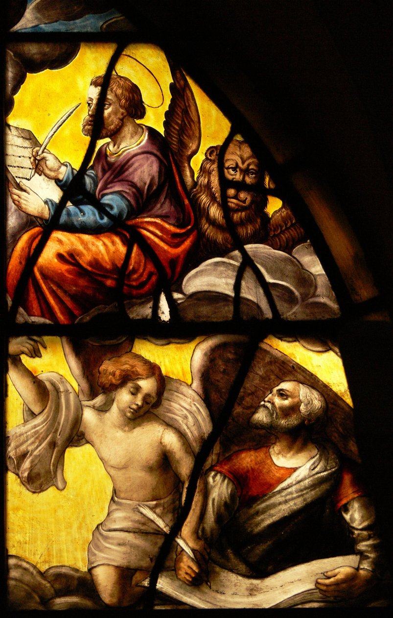 Finestra nel Charnier raffigurante un dettaglio del Miracolo dell