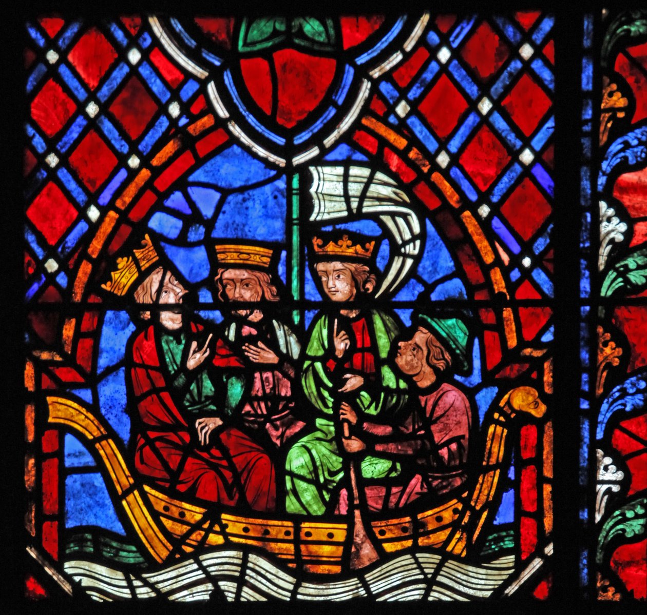 Partenza dei Magi dalla Natività da French School