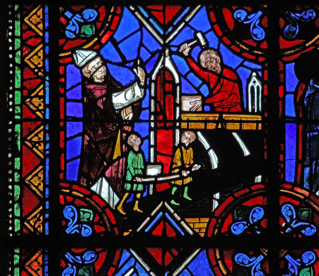 Costruzione di una chiesa da French School