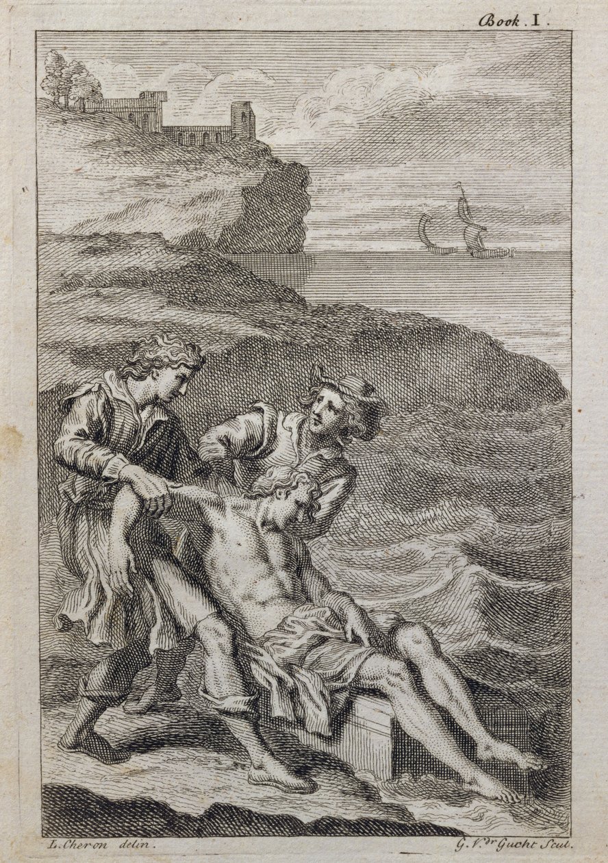 Scene dalle vite dei santi (rosone - interno) da French School