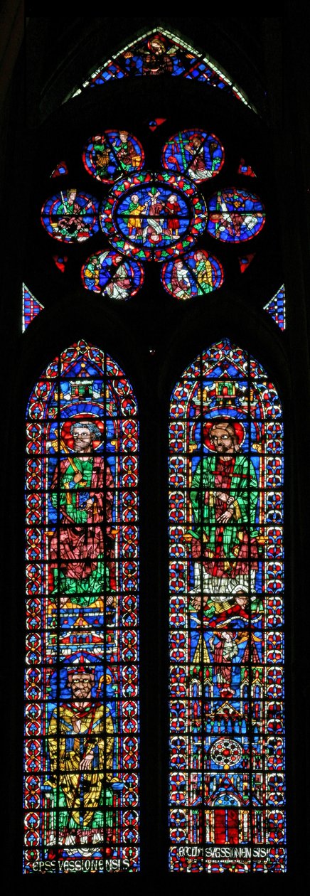 Finestra w102 raffigurante San Pietro e Sant