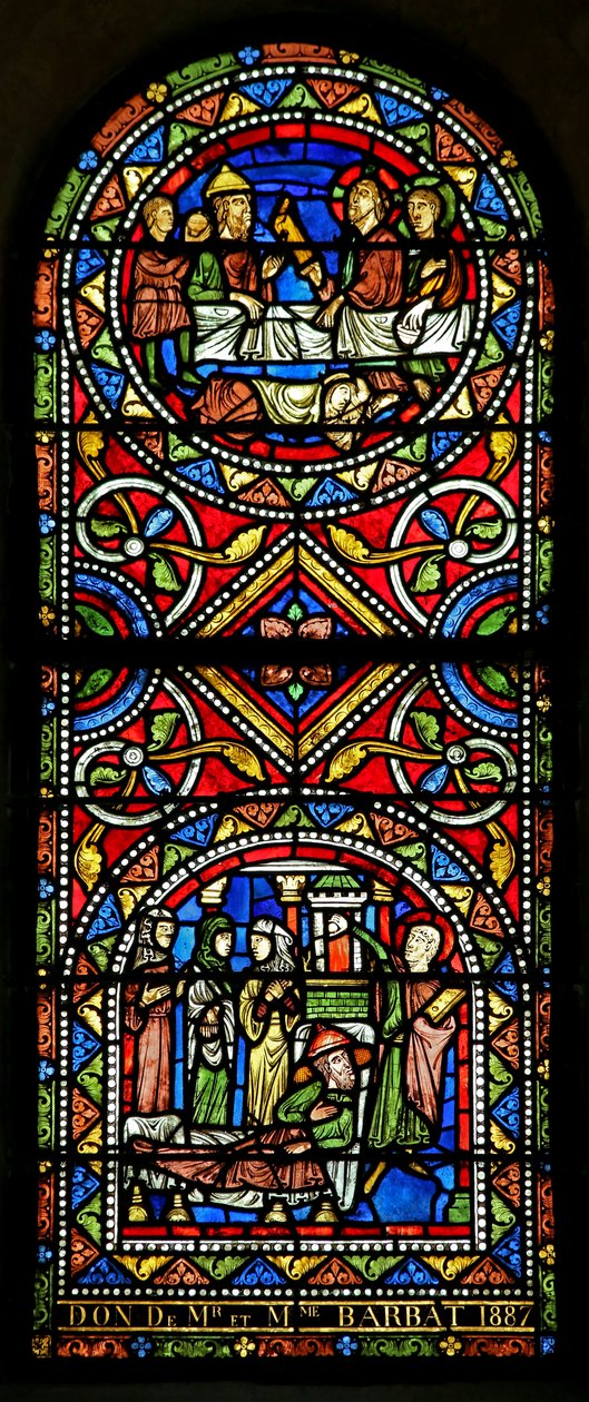 Donato alla chiesa nel XIX secolo, questi due pannelli risalgono all