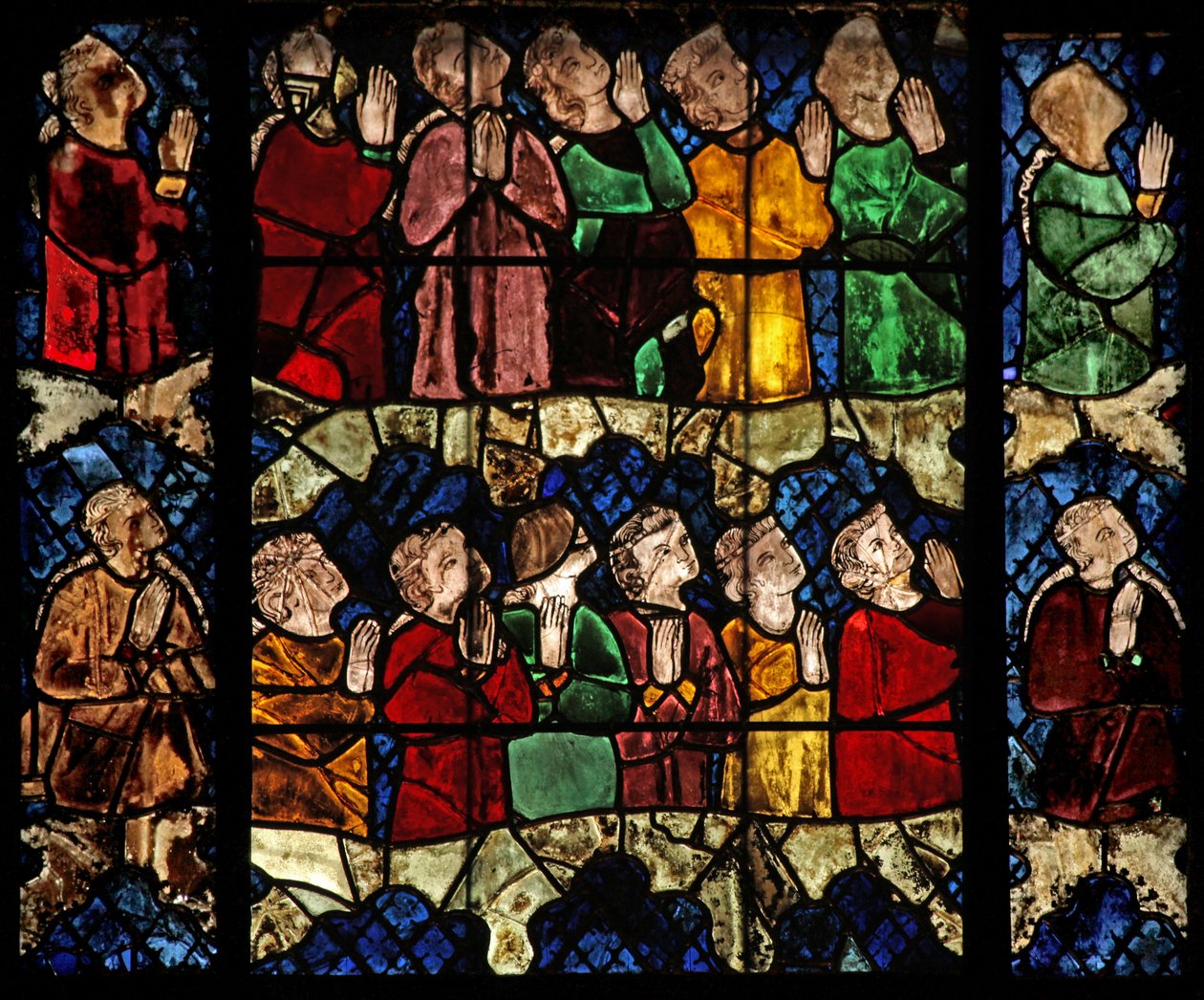Scena del Giudizio Universale: gli Eletti da French School