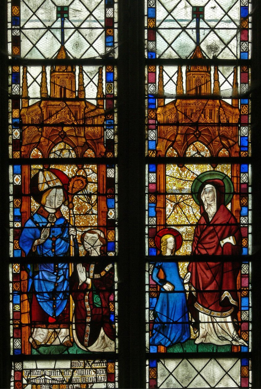 San Nicola e il donatore Oudin de Troyes; Sant