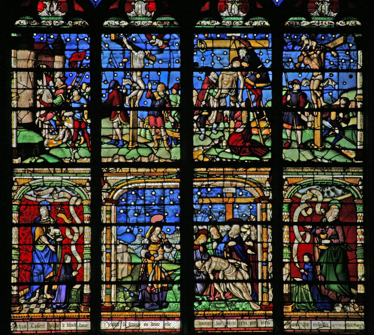La Crocifissione, Deposizione e Pietà da French School