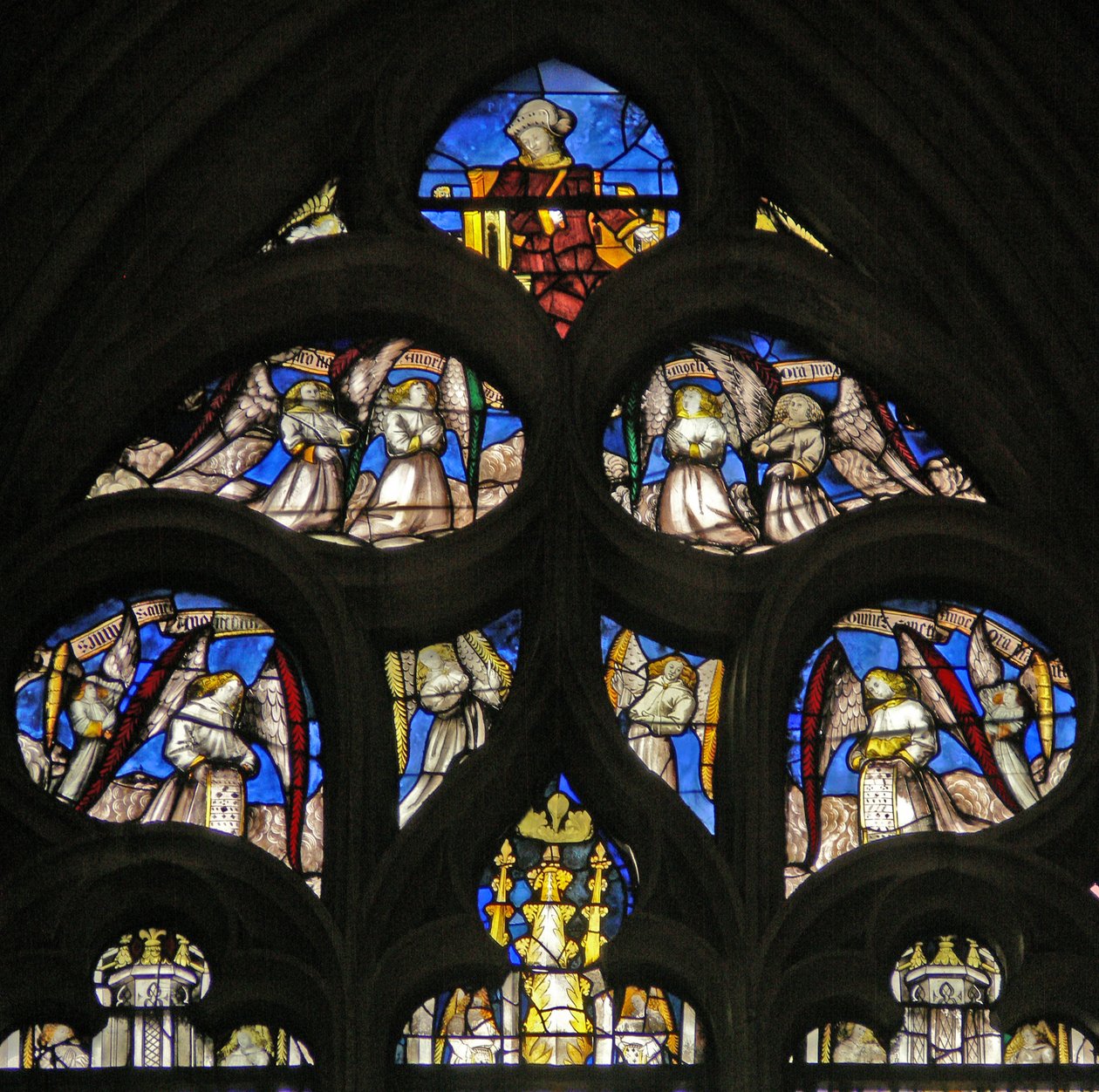 San Giacomo e angeli da French School