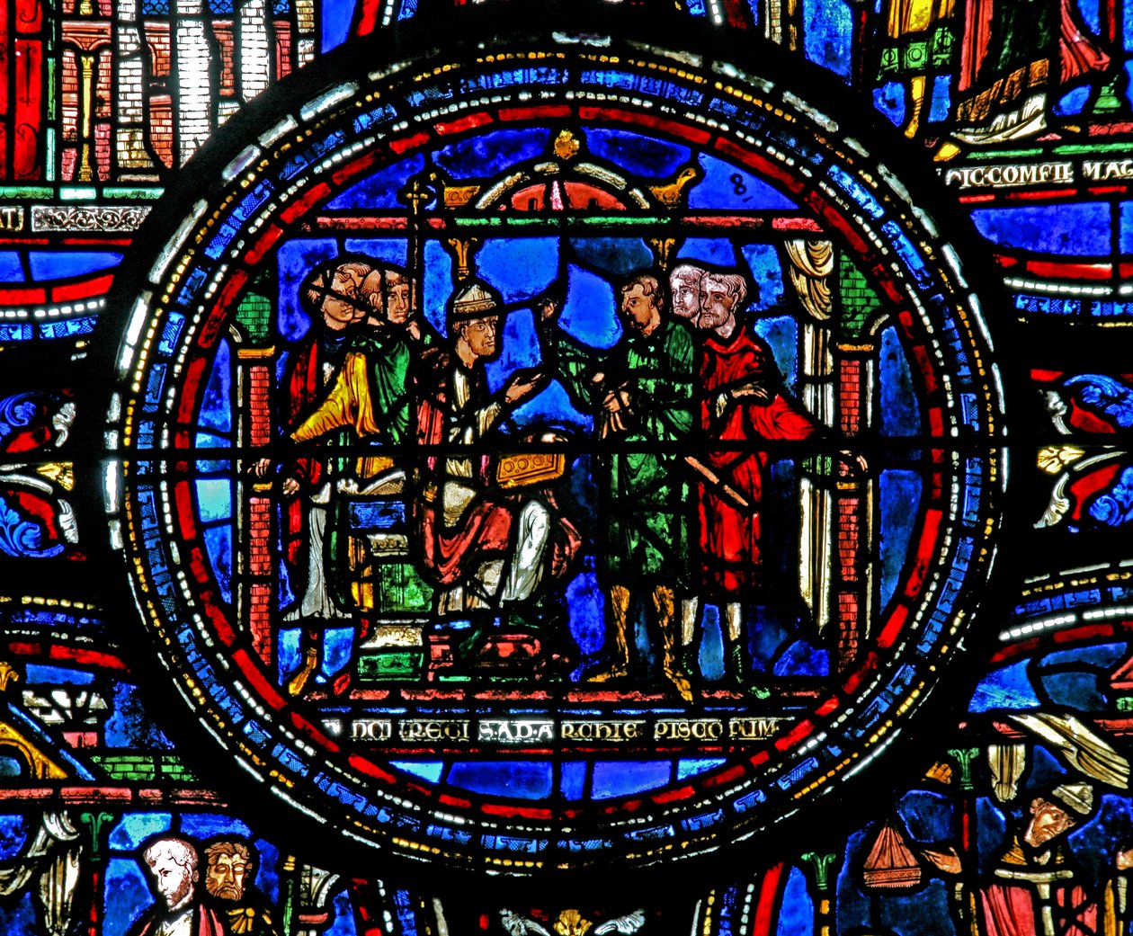 San Tommaso Becket riceve emissari dal re da French School