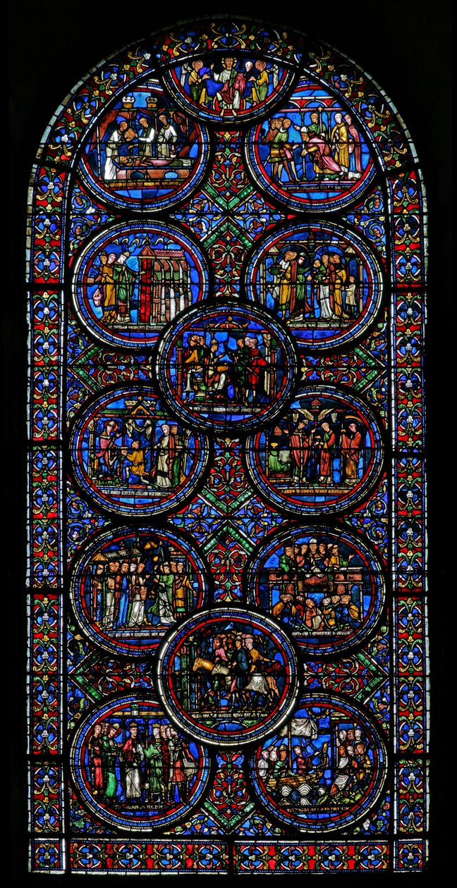 Finestra di San Tommaso Becket da French School