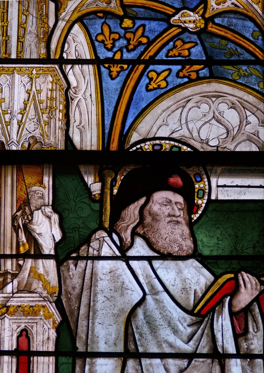 Finestra w25 raffigurante San Giacomo da French School