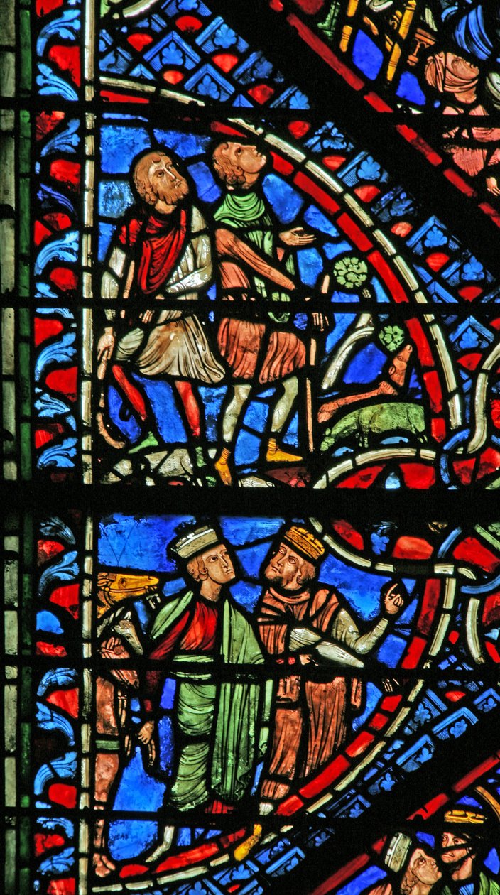 I Magi con Erode; Annunciazione ai pastori da French School