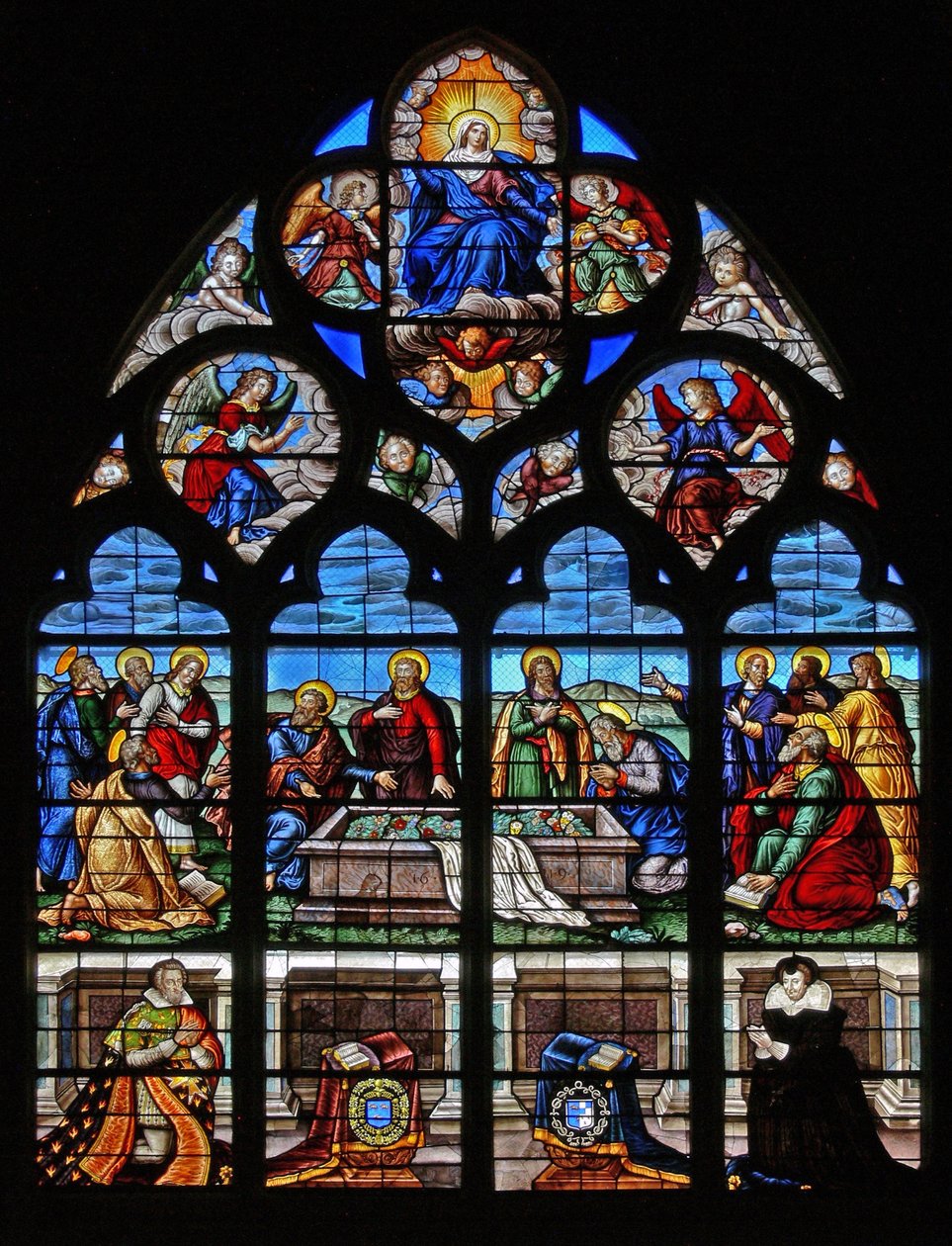 Finestra w39 raffigurante la Morte e l