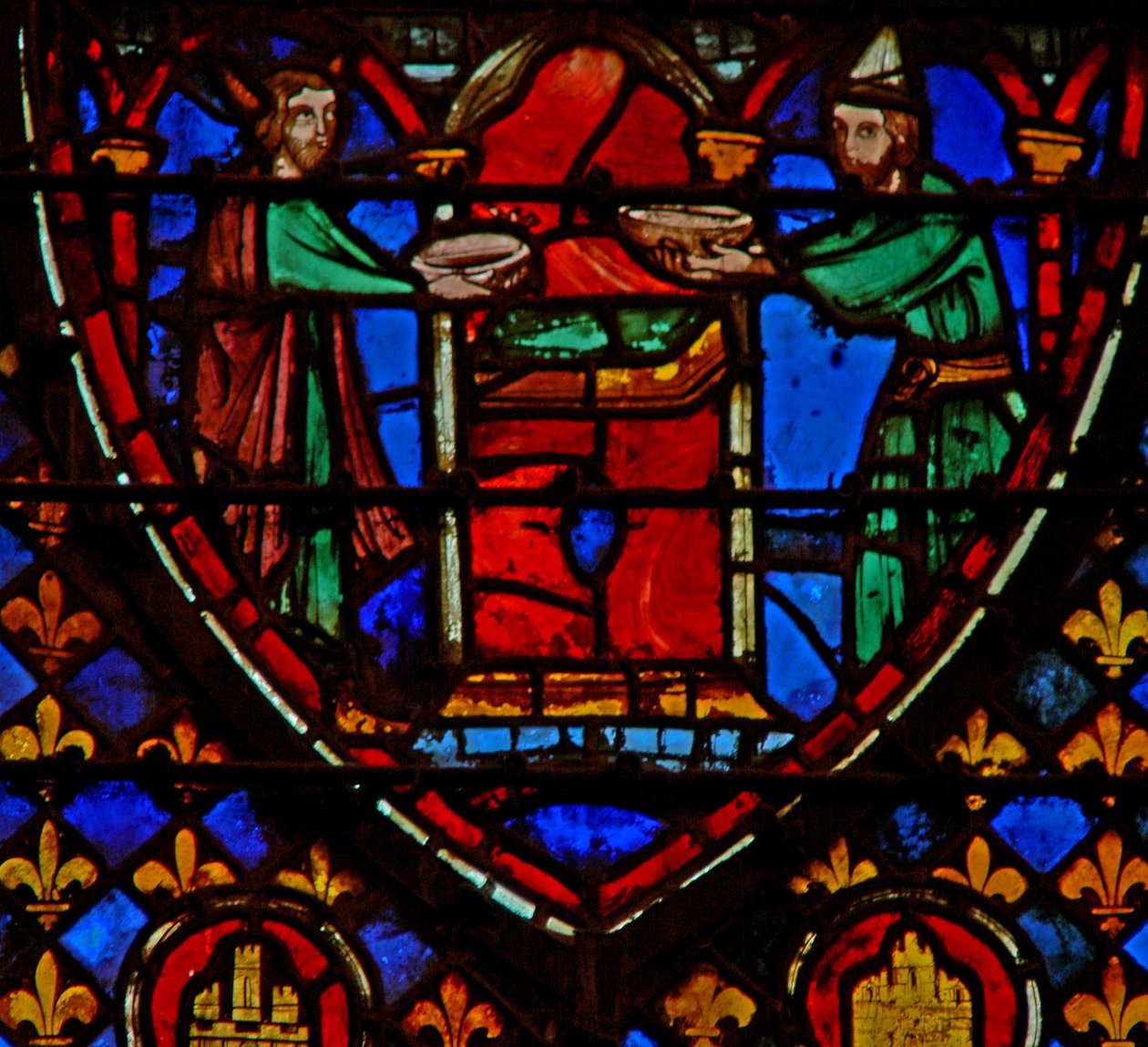 Tabernacolo consacrato da Mosè e Aronne da French School