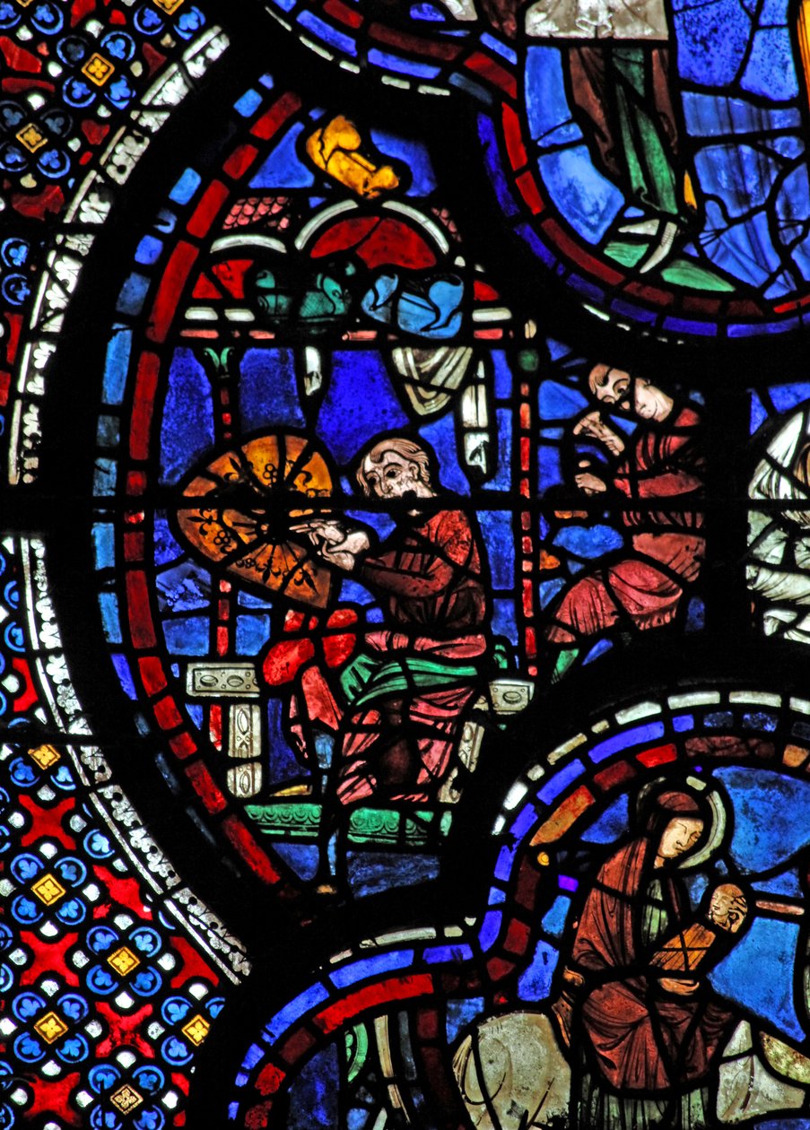 Finestra w48 raffigurante donatori - armaioli da French School