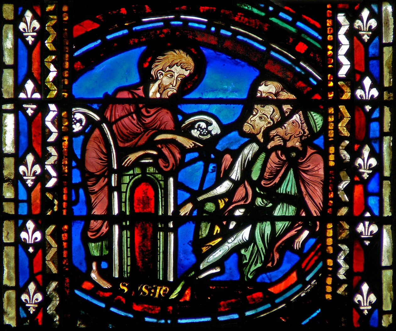 San Giovanni Battista predica da French School