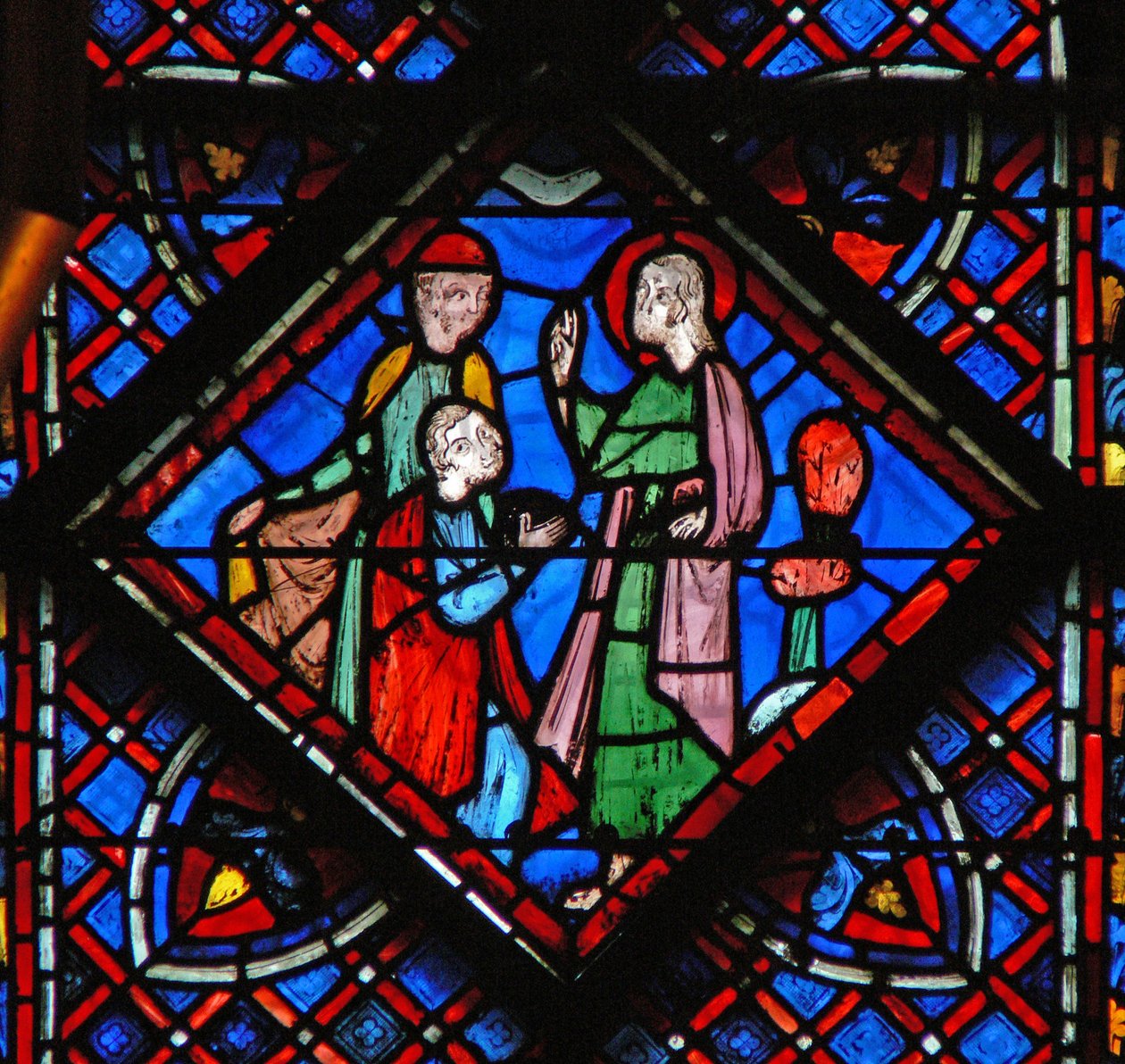 San Giovanni Battista: predica e benedice da French School