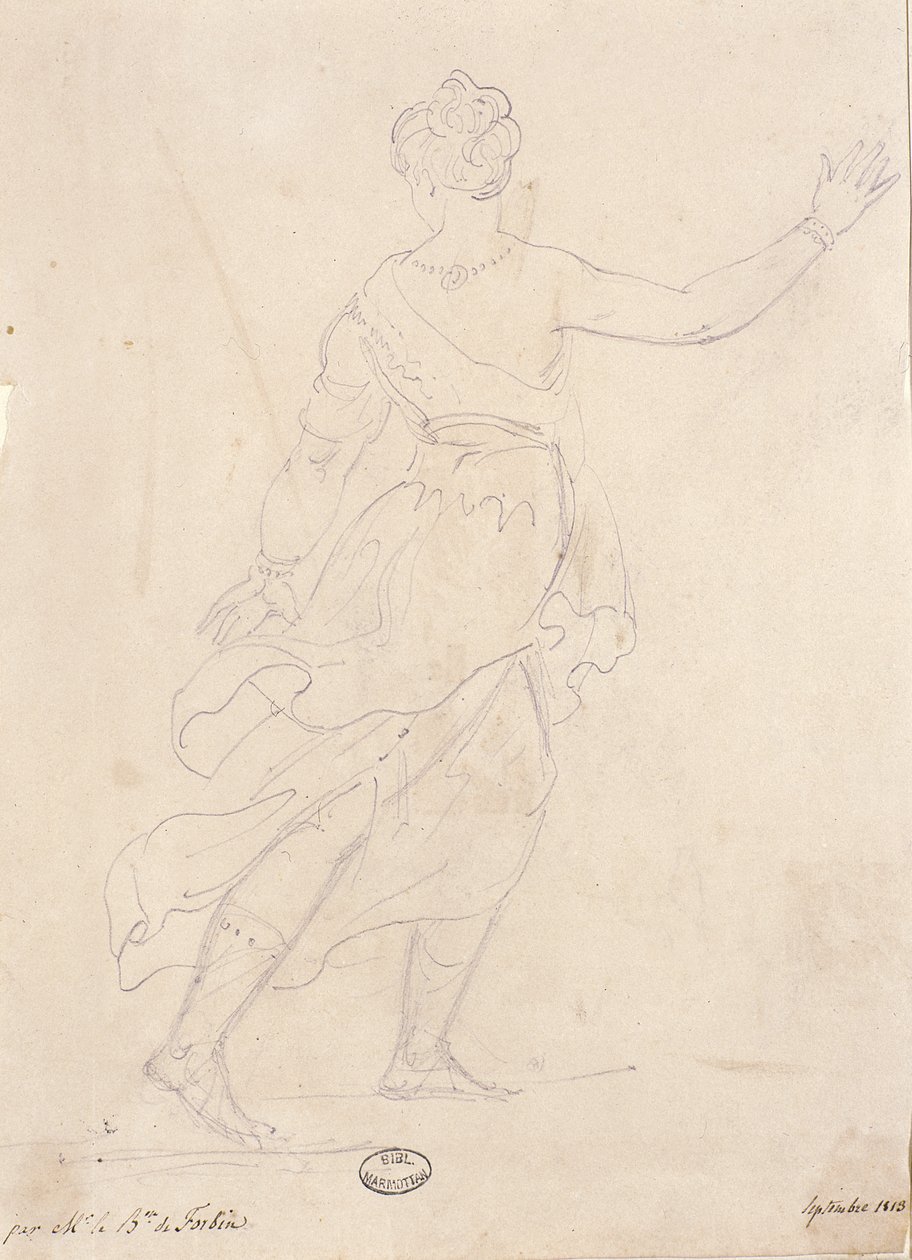 Donna di spalle, 1813 da French School