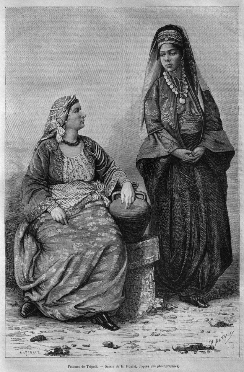 Donne di Tripoli, da La Syrie d