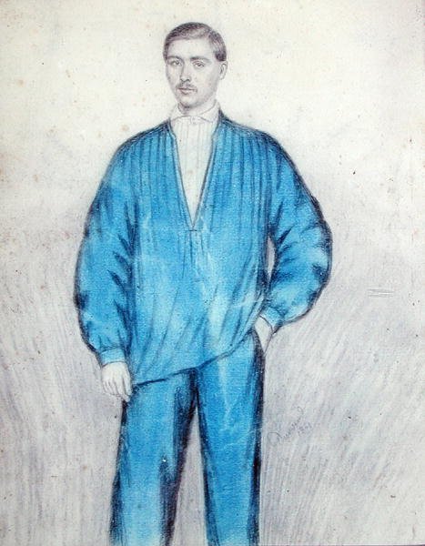 Giovane operaio in tuta da French School