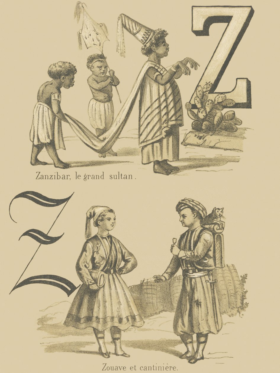 Zanzibar, il grande sultano/Zouave e cantiniera da French School