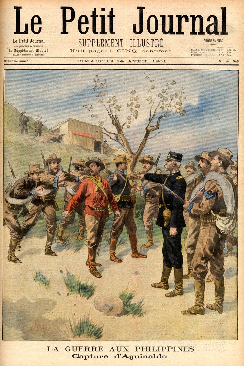 arresto del combattente per la libertà Emilio Aguinaldo da French School
