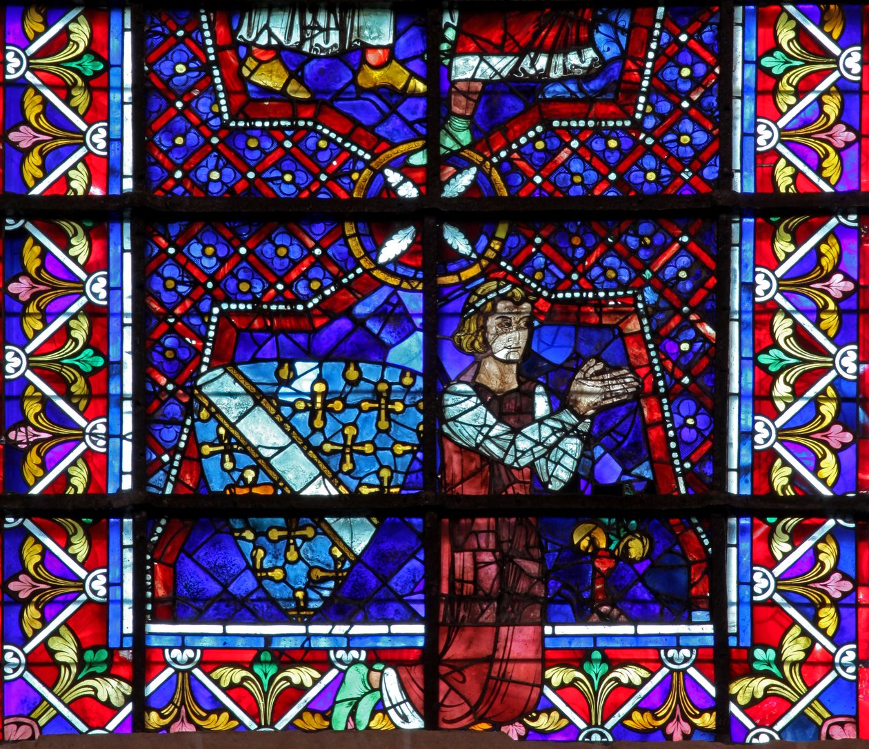 donatore - Thibault VI, Conte di Chartres da French School