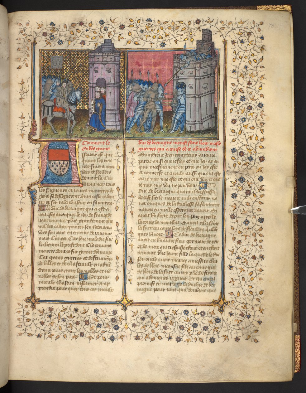 f. 73: Assedio di Brest, da 