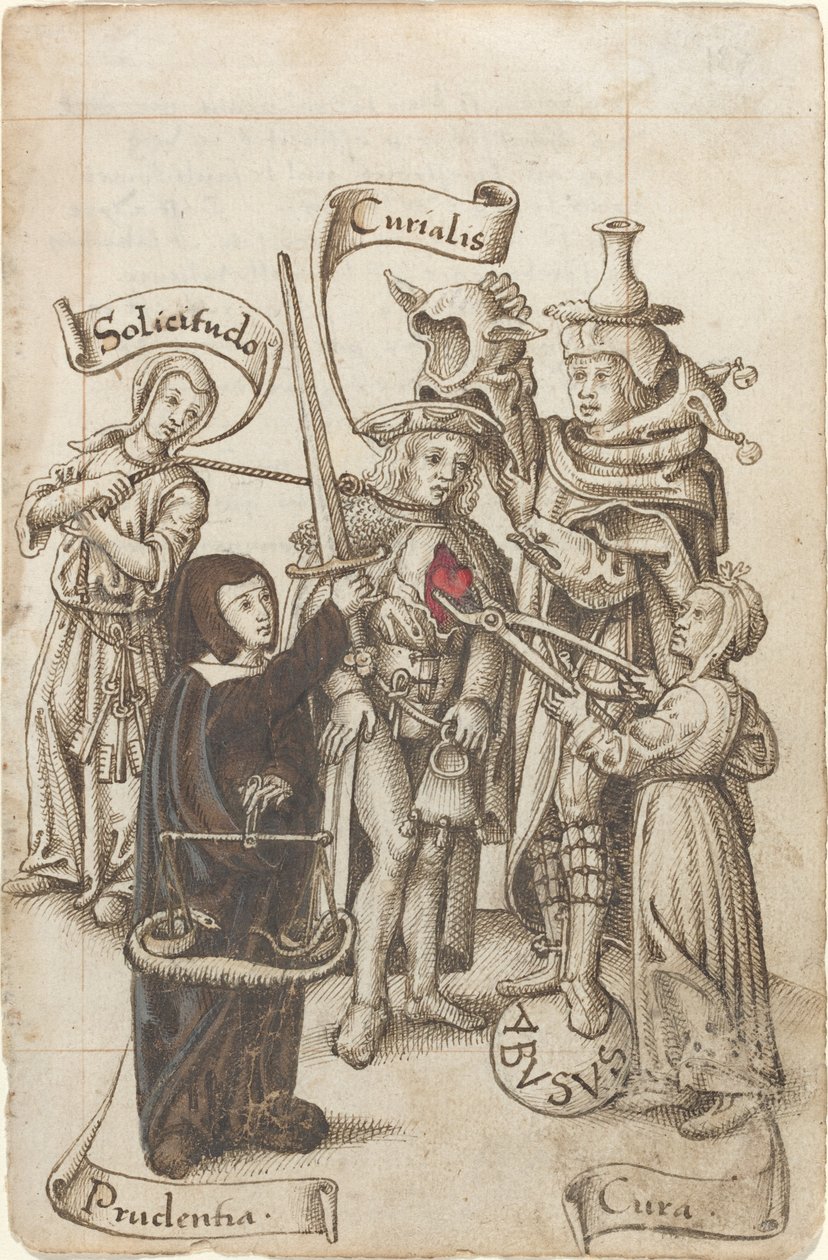 "Non mangiare il tuo cuore" [fol. 22 recto] da French early 16th Century