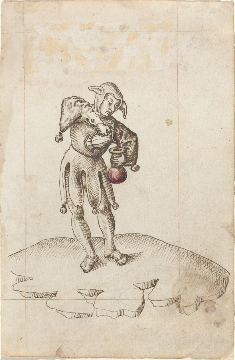 "Non mettere cibo in un vaso da notte" [fol. 24 recto] da French early 16th Century
