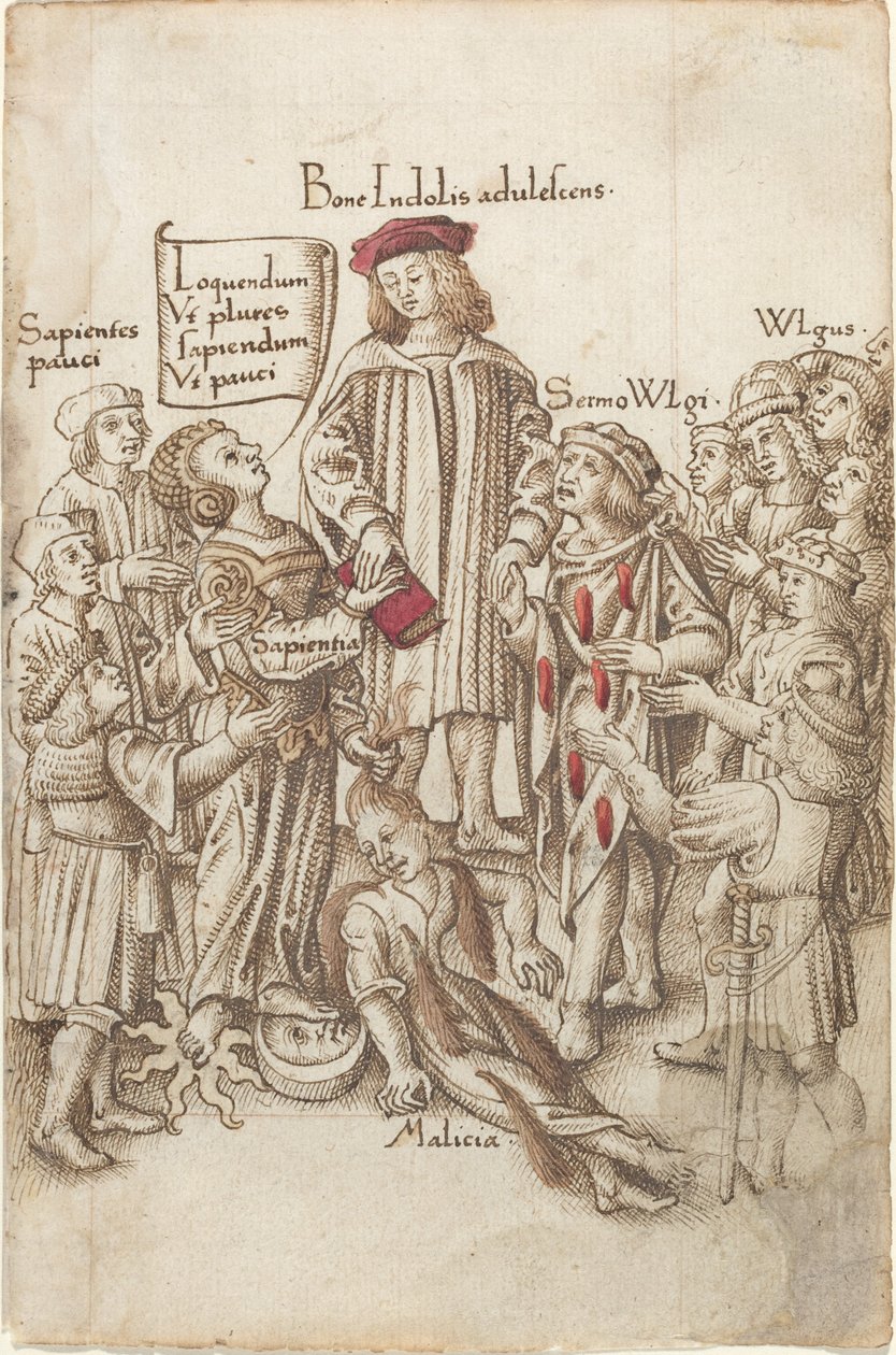 Non Camminare Fuori dalla Strada Pubblica [fol. 35 recto] da French early 16th Century