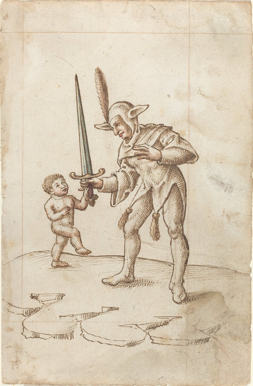 "Allontana la spada affilata" [fol. 44 recto] da French early 16th Century