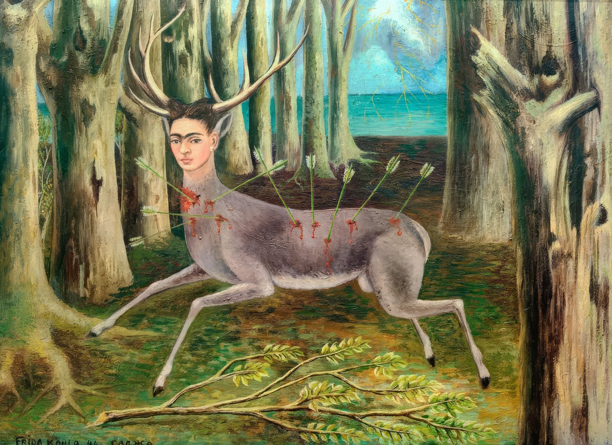 Il cervo ferito o il piccolo cervo da Frida Kahlo