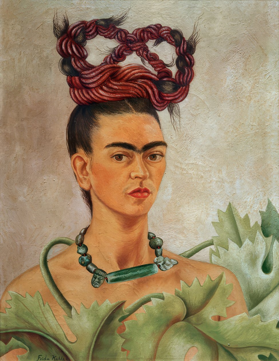 Autoritratto con Plat da Frida Kahlo