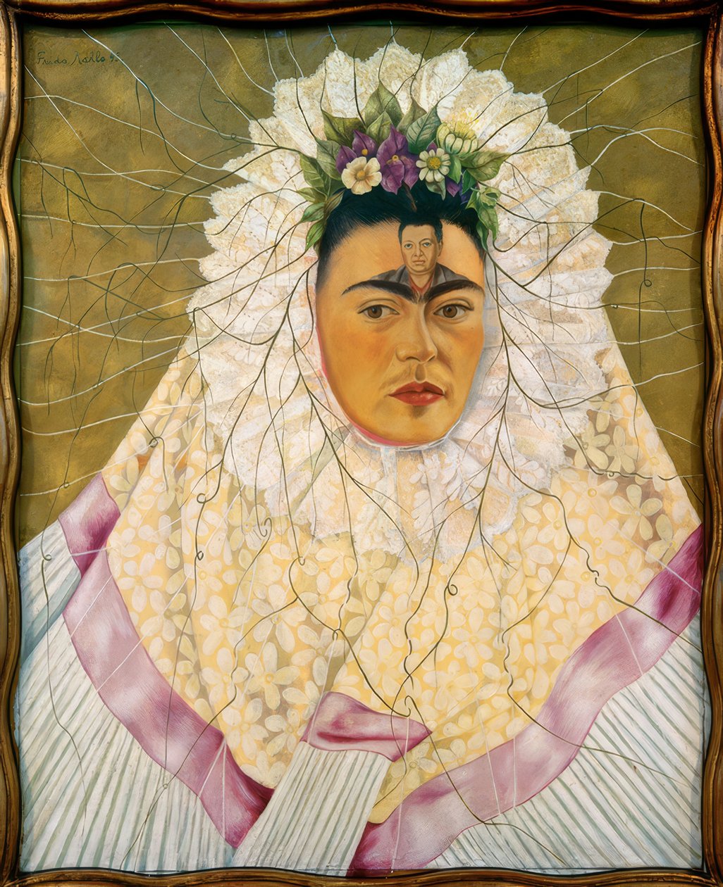 Autoritratto come Tehuana o Diego nei miei pensieri da Frida Kahlo