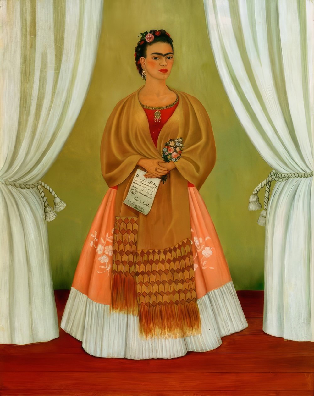 Autoritratto dedicato a Leon Trotsky da Frida Kahlo