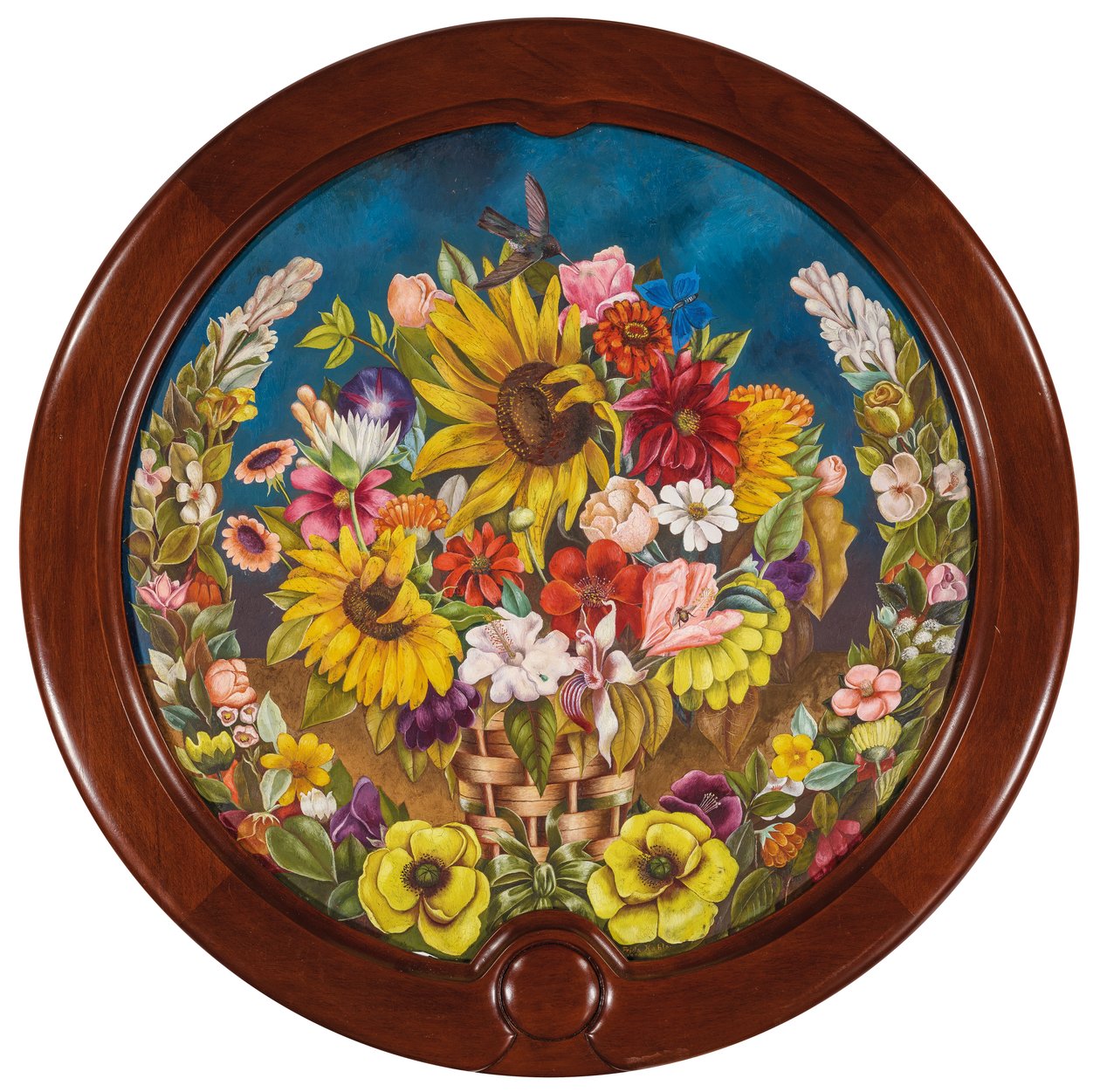 Il cesto di fiori da Frida Kahlo