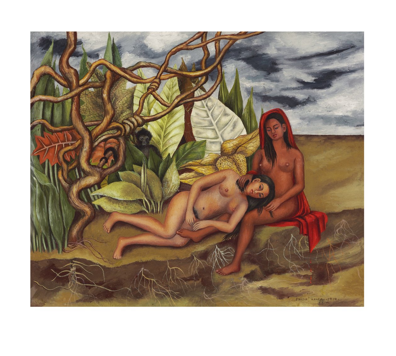 La terra stessa o Due nudi nella giungla da Frida Kahlo