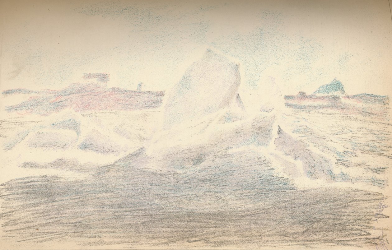 Ghiaccio vicino al Fram, 4 luglio 1894, 1897 da Fridtjof Nansen