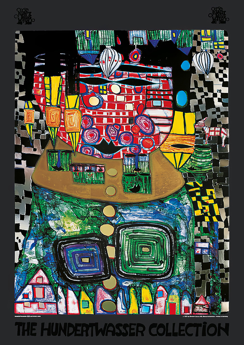Re degli Antipodi da Friedensreich Hundertwasser