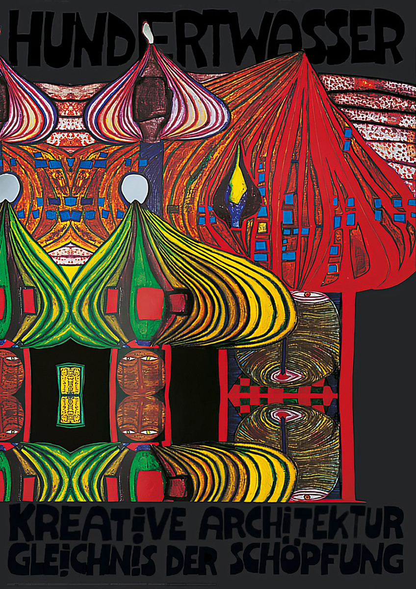 Architettura creativa - Parabola della creazione da Friedensreich Hundertwasser