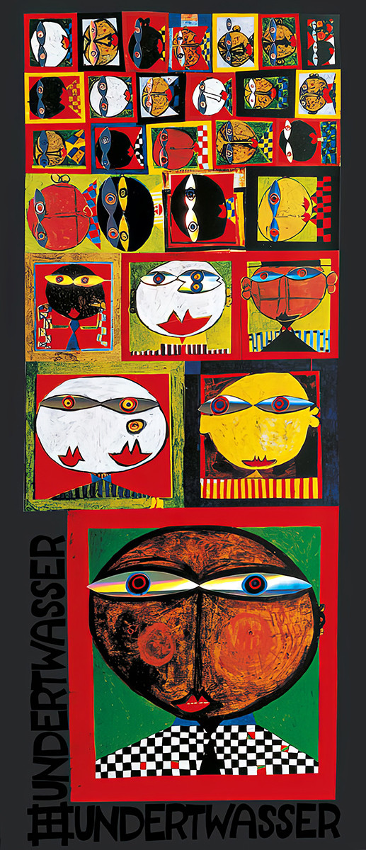 Viviamo in paradiso da Friedensreich Hundertwasser