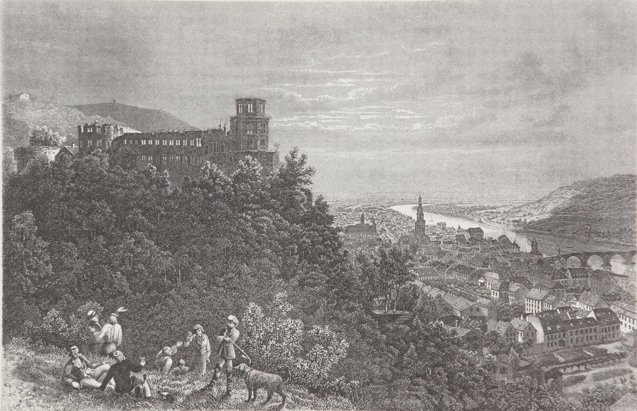 Heidelberg da Pierre Joseph Redouté
