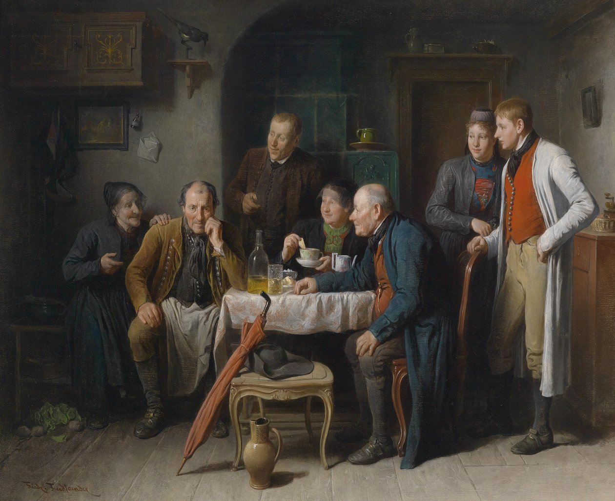 La proposta di matrimonio da Friedrich Friedlander