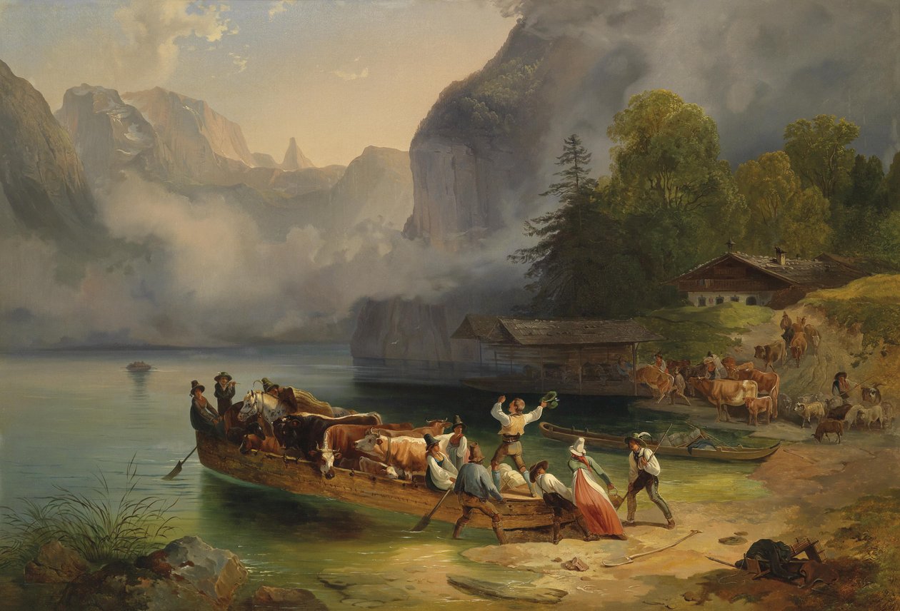 Königssee da Friedrich Gauermann