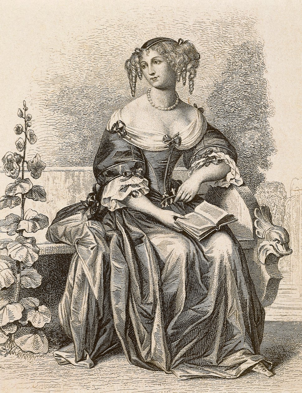 Ritratto di Madame de Sevigne da Friedrich (after) Bouterwek