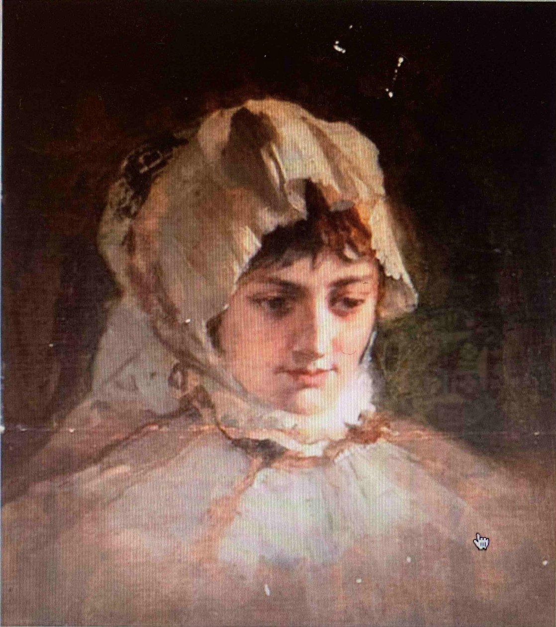 FriedrichAugustvonKaulbach MalerinMarieWeber ritagliato da Friedrich August von Kaulbach