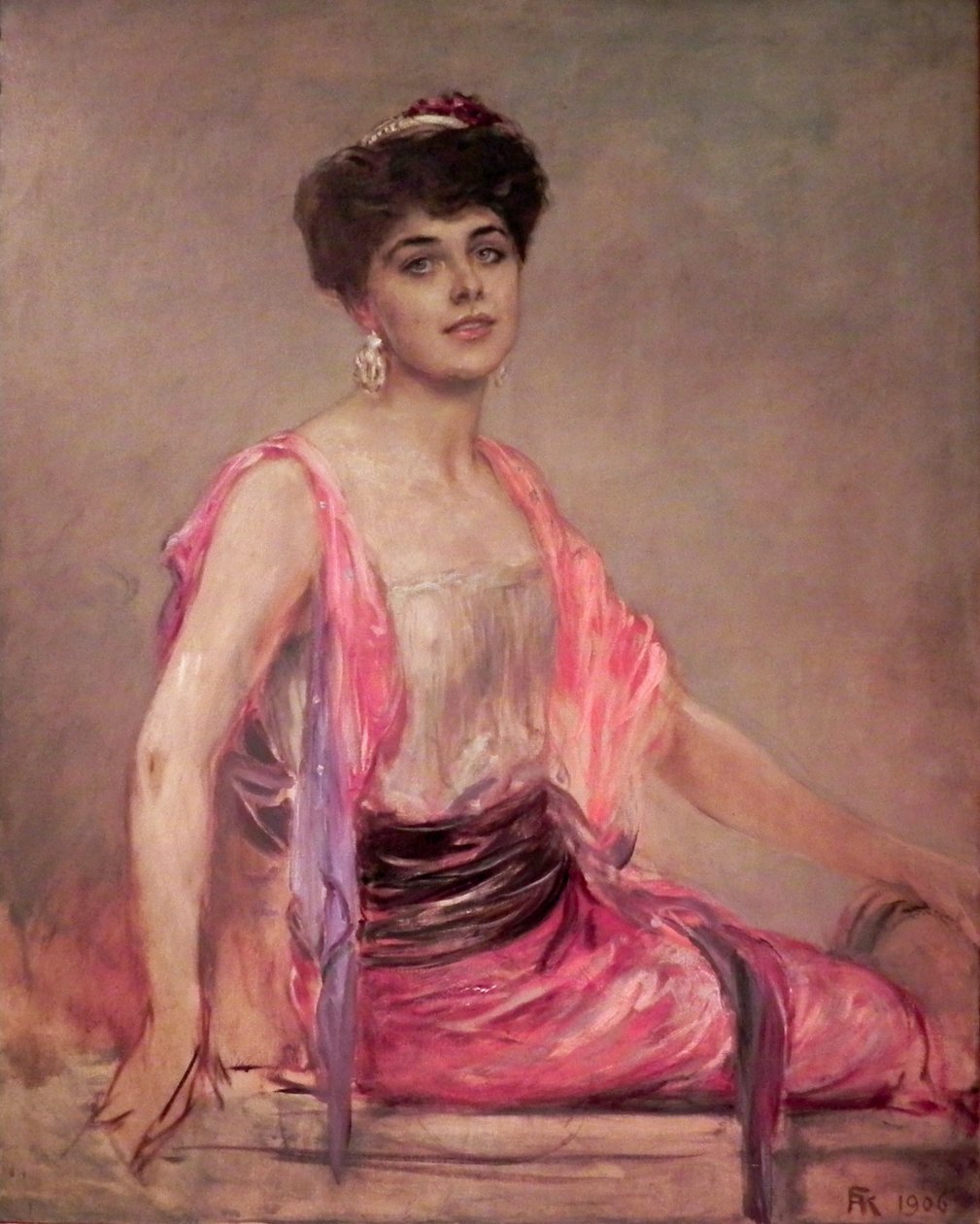 Kaulbach Geraldine Farrar da Friedrich August von Kaulbach