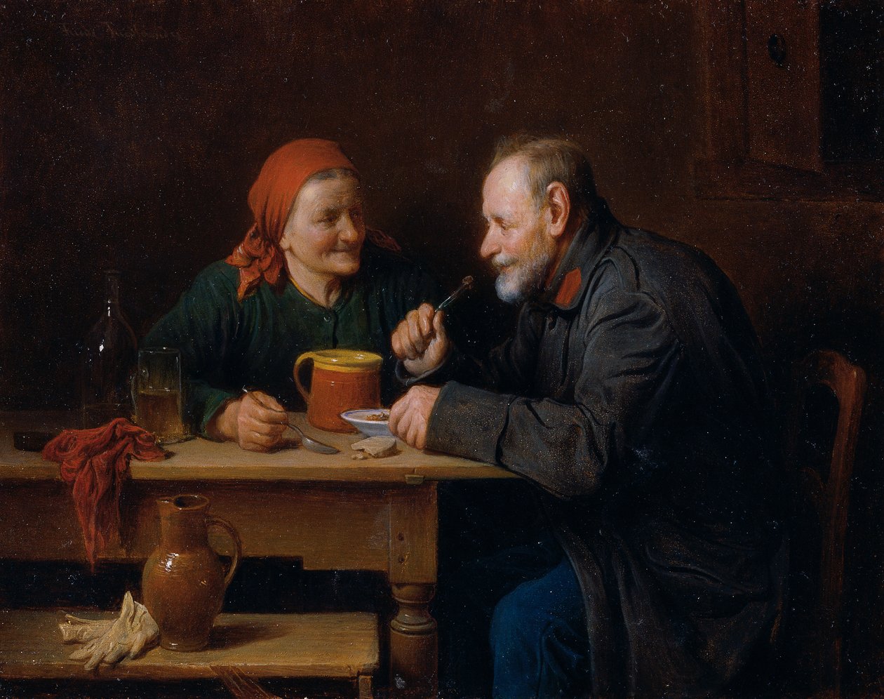 Il pranzo di mezzogiorno da Friedrich Friedländer Ritter von Malheim