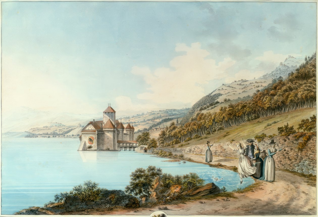 Castello di Chillon da Friedrich Georg Wexelberg